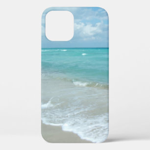 Het opnieuw plaatsen van de Blauwe Beach Ocean Lan iPhone 12 Hoesje