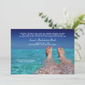 Het opruimen van de Zon Uitnodiging (Staand voorkant)