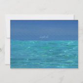 Het opruimen van de Zon Uitnodiging (Achterkant)