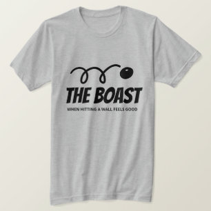 Het opschepperige grappige squash citaat T-shirt v