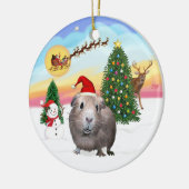 Het opstijgen - Guinee Pig #2 Keramisch Ornament (Links)