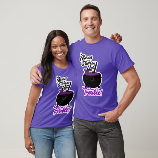 Het opstoken van problemen Grappig Halloween Gezeg T-shirt (Unisex)