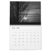 het optillen van citaten en fotografie blend kalender (Mar 2026)