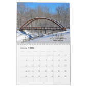 het optillen van citaten en fotografie blend kalender (Jan 2026)