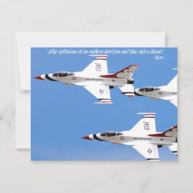 Het optimisme van een eindeloze horizon en blauwe  (Voorkant)