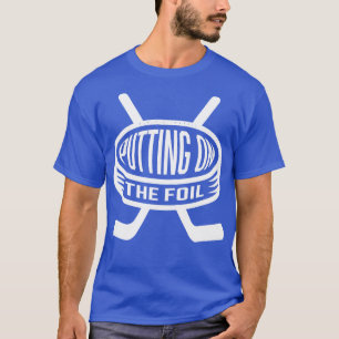 Het opzetten van de Folie wit T-shirt
