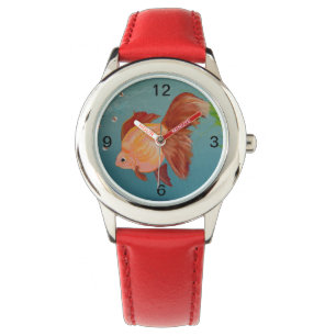 Het oranje Horloge van de Goudvis Ryukin