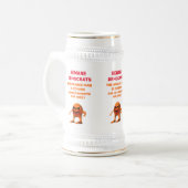 Het ORANJE MAN Bierpul (Voorkant links)