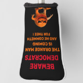 Het ORANJE MAN Golfheadcover (Draai 90)