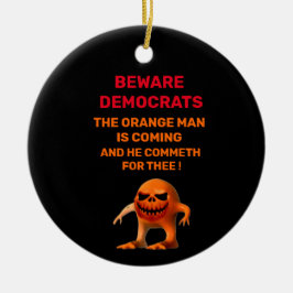 Het ORANJE MAN Keramisch Ornament