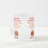 Het ORANJE MAN Matglas Koffiemok (Voorkant links)