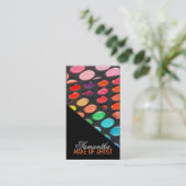 Het Oranje Vormt het Kunstpaletpenseel Visitekaart Visitekaartje (Staand voorkant)