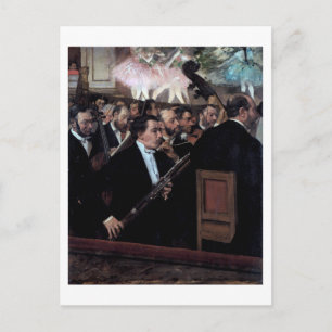 Het Orchestra van de Opera, Edgar Degas Briefkaart