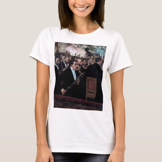 Het Orchestra van de Opera, Edgar Degas T-shirt (Voorkant)