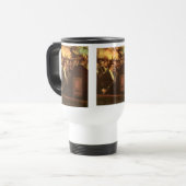 Het Orchestra van Opera van Edgar Degas,  kunst Reisbeker (Voorkant links)