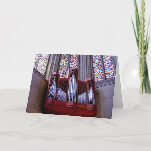 Het orgaanwenskaart van de Kathedraal van de gunst Kaart (Voorkant)