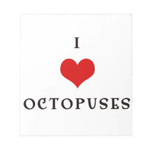 Het origineel is octopus notitieblok