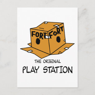 Het originele afspeelstation briefkaart