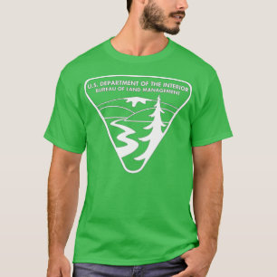 Het originele BLM Bureau van het Witte Land Manage T-shirt