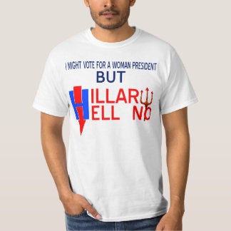 het originele Hillary hel-model is niet ontworpen  T-shirt