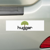Het originele ontwerp van de boom knuffelt! bumpersticker (Op auto)