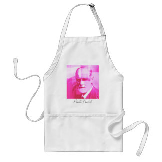 Het originele roze Freud Apron Standaard Schort