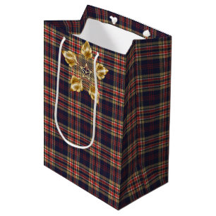 Het Originele Schotse Geruite Schotse wollen stof Medium Cadeauzakje