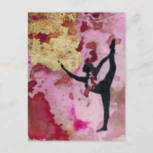 Het originele Yoga Girl-Briefkaart Briefkaart