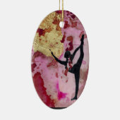 Het originele Yoga Girl Ceramic Ornament (Rechts)