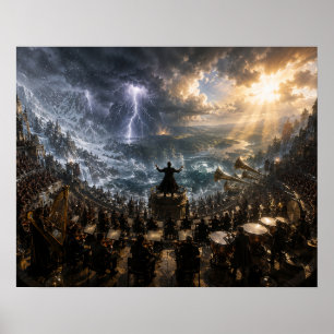 Het Orkest Dat Het Weer Beheerst Poster