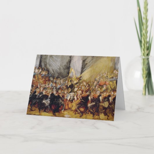 Het orkest kaart (Voorkant)