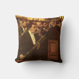 Het Orkest van de Opera van Edgar Degas, Vintage K Kussen