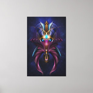 Het orkolon Starfield Stretched Wrapped Canvas Afdruk