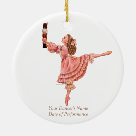 Het Ornament Nutcracker Ballet Keepomwille (Achterkant)