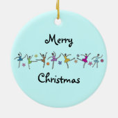 Het Ornament van de Dans van de ballerina (Achterkant)