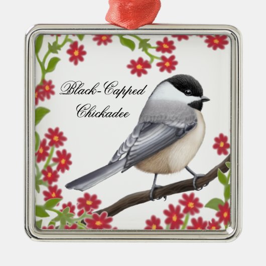 Het  Ornament van de Friendly Chickadee (Voorkant)