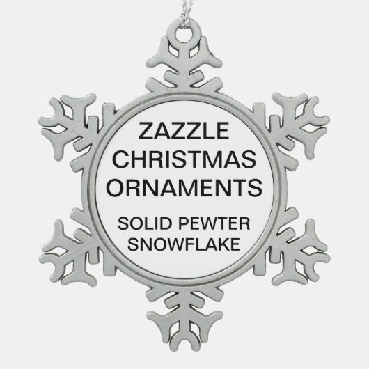 Het Ornament van de Kerstboom van de Sneeuwvlok (Voorkant)