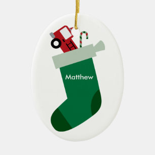 Het Ornament van de Kous van Kerstmis