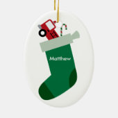 Het Ornament van de Kous van Kerstmis (Achterkant)