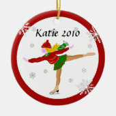 Het Ornament van de Schaatser van het ijs (Voorkant)