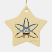 Het Ornament van de Ster van het Atoom van de (Achterkant)