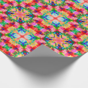 Het ornament van de waterverf cadeaupapier