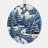 Het Ornament van het Enchanted Winter Forest (Links)