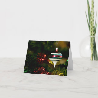 Het Ornament van Kerstmis (Spatie) Feestdagen Kaart