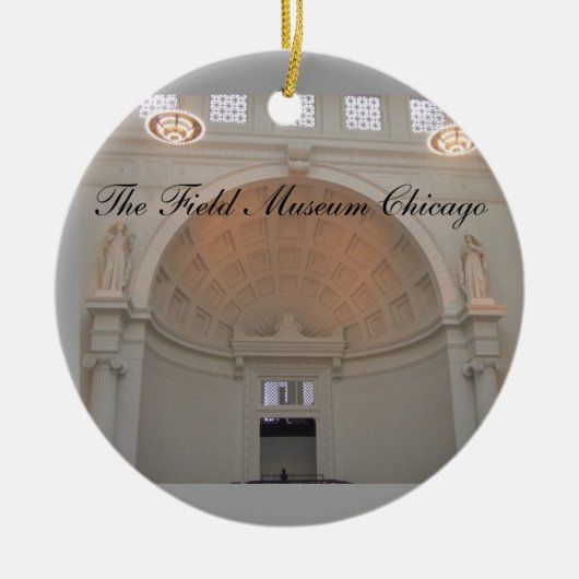 Het Ornament van Kerstmis van Chicago van het (Voorkant)