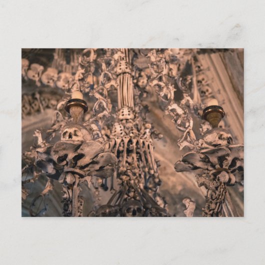 Het Ossuarium van Sedlec Briefkaart (Voorkant)