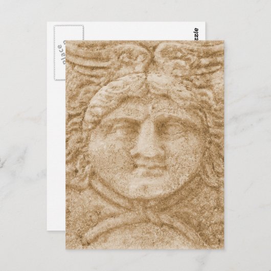 Het oude afbeelding van Hermes, het AFBEELDING van Briefkaart (Voorkant / Achterkant)