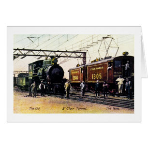 Het oude bedrijf van de nieuwe St. Clair Tunnel