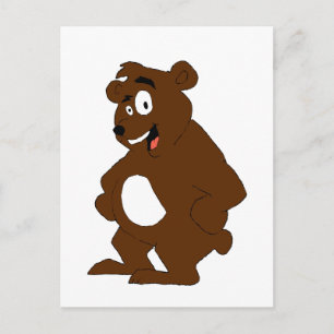 Het oude Beer van de Sport van de Cartoon Briefkaart