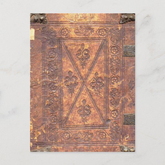 Het oude boek briefkaart (Voorkant)